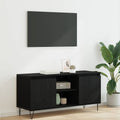 vidaXL Szafka pod telewizor Czarny Dąb 104 x 35 x 50 cm