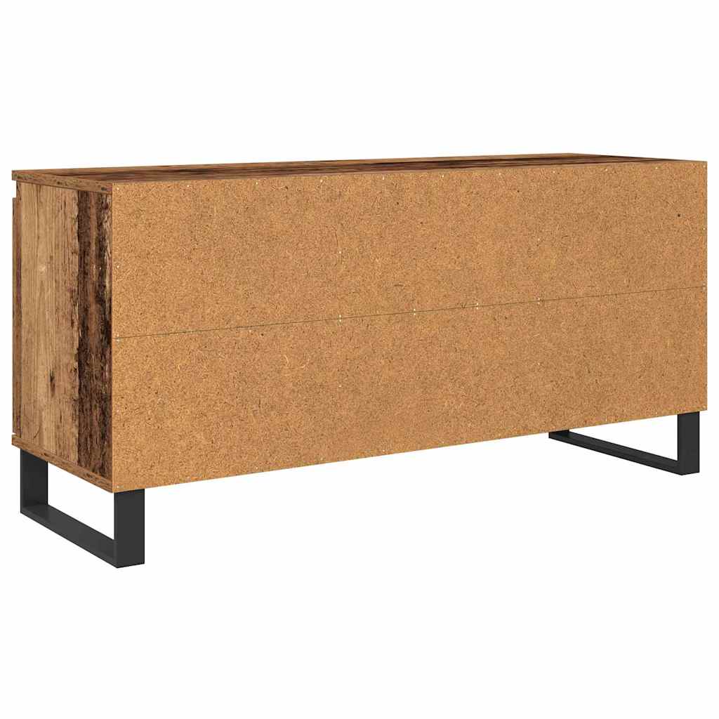 vidaXL Szafka pod telewizor Stare drewno 104 x 35 x 50 cm