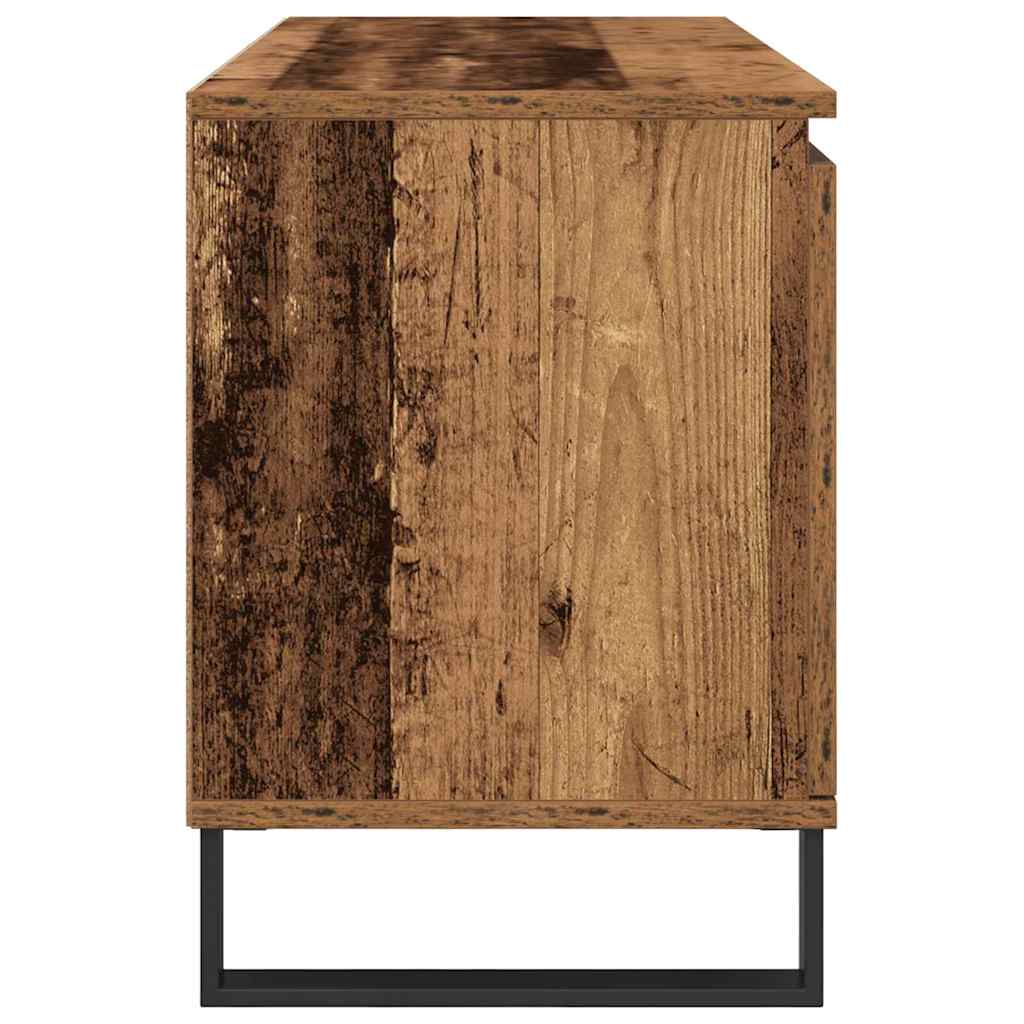 vidaXL Szafka pod telewizor Stare drewno 104 x 35 x 50 cm