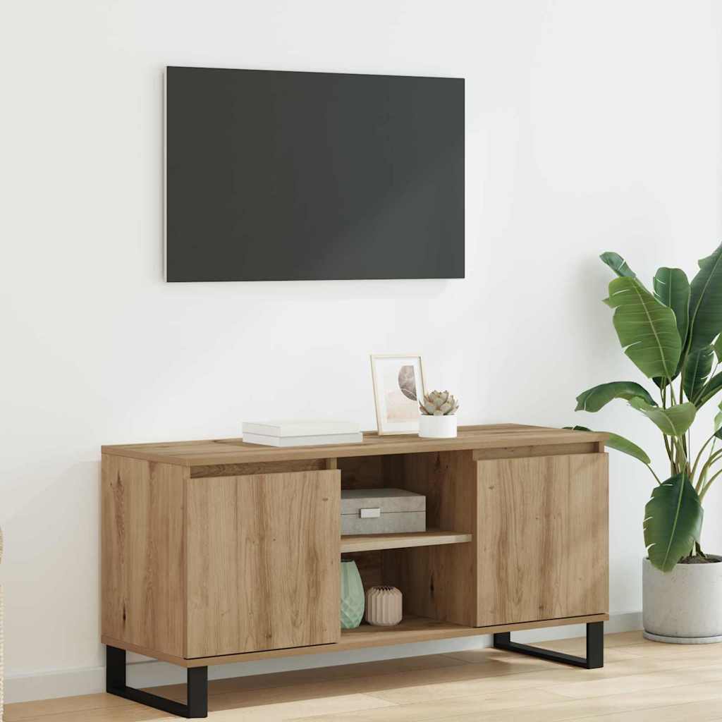 vidaXL Szafka pod telewizor Dąb rzemieślniczy 104 x 35 x 50 cm