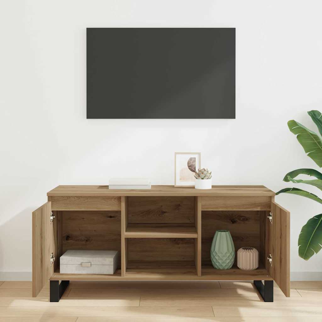 vidaXL Szafka pod telewizor Dąb rzemieślniczy 104 x 35 x 50 cm