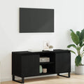 vidaXL Szafka pod telewizor Czarny Dąb 104 x 35 x 50 cm