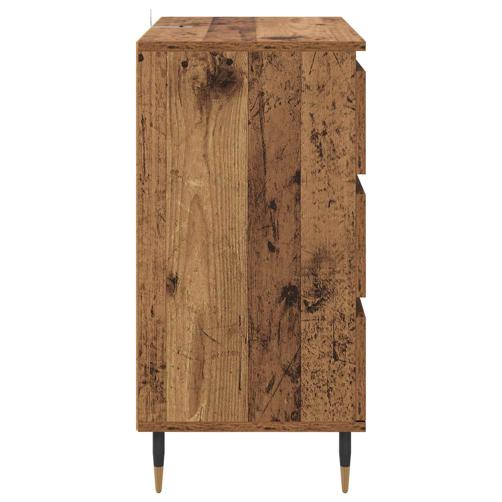 vidaXL Bufet Stare drewno 60 x 35 x 70 cm Materiał drewnopochodny