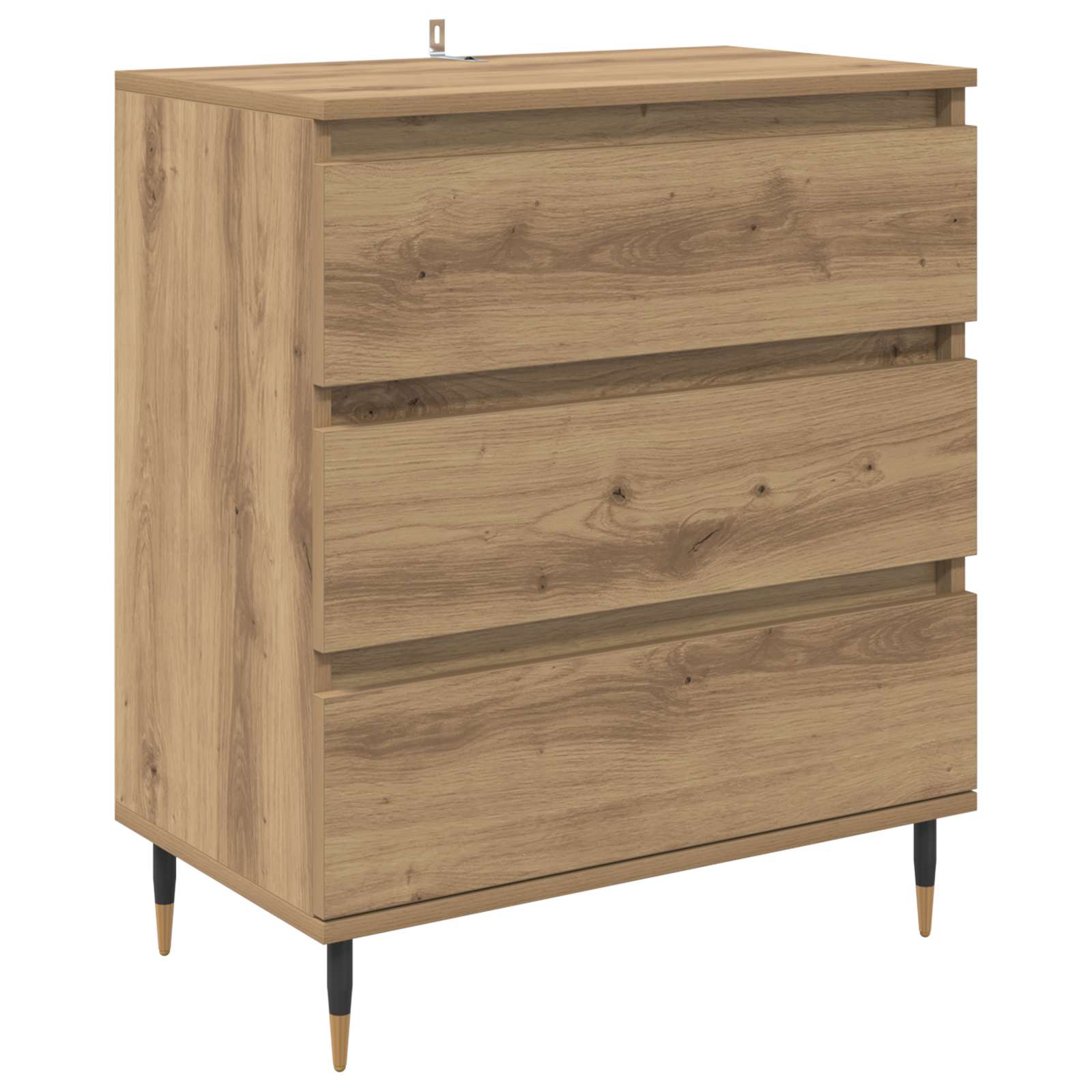 vidaXL Bufet Dąb rzemieślniczy 60 x 35 x 70 cm Materiał drewnopochodny