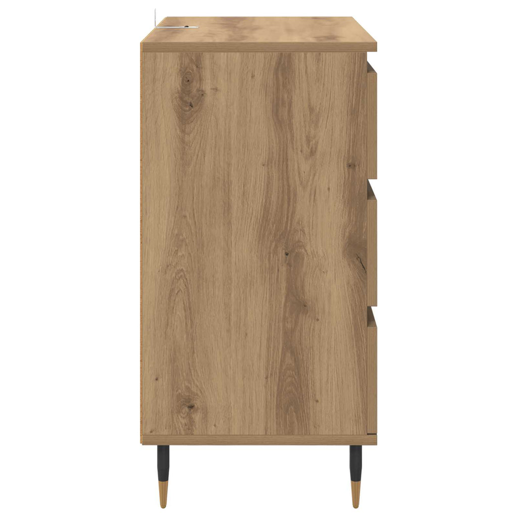 vidaXL Bufet Dąb rzemieślniczy 60 x 35 x 70 cm Materiał drewnopochodny