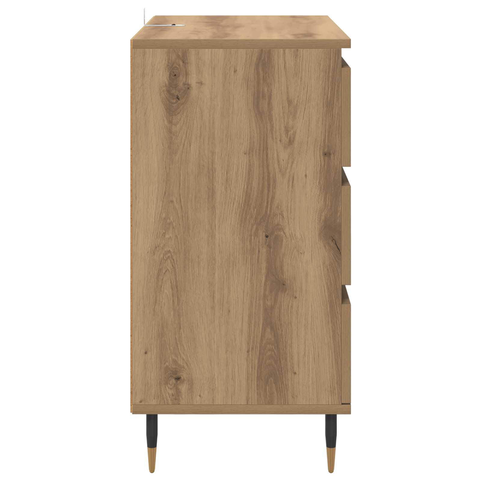 vidaXL Bufet Dąb rzemieślniczy 60 x 35 x 70 cm Materiał drewnopochodny