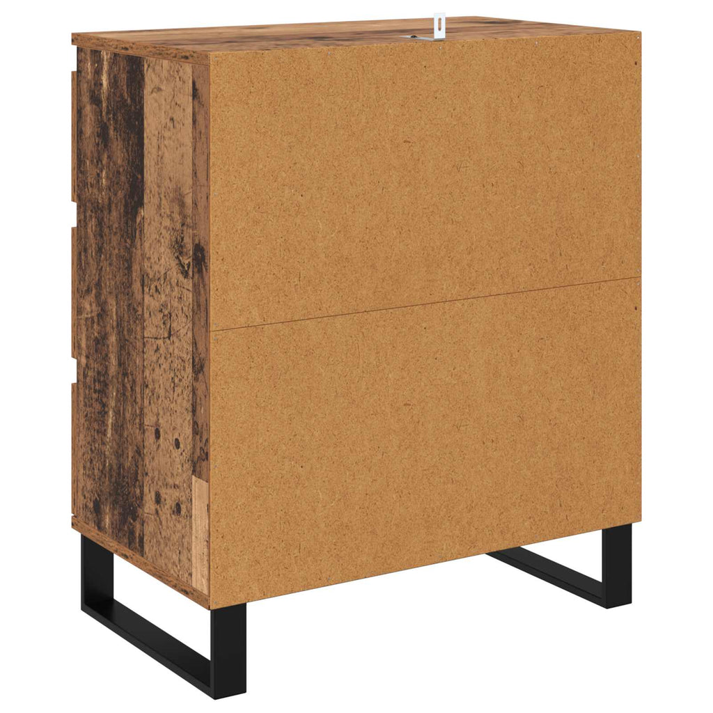 vidaXL Bufet Stare drewno 60 x 35 x 70 cm Materiał drewnopochodny