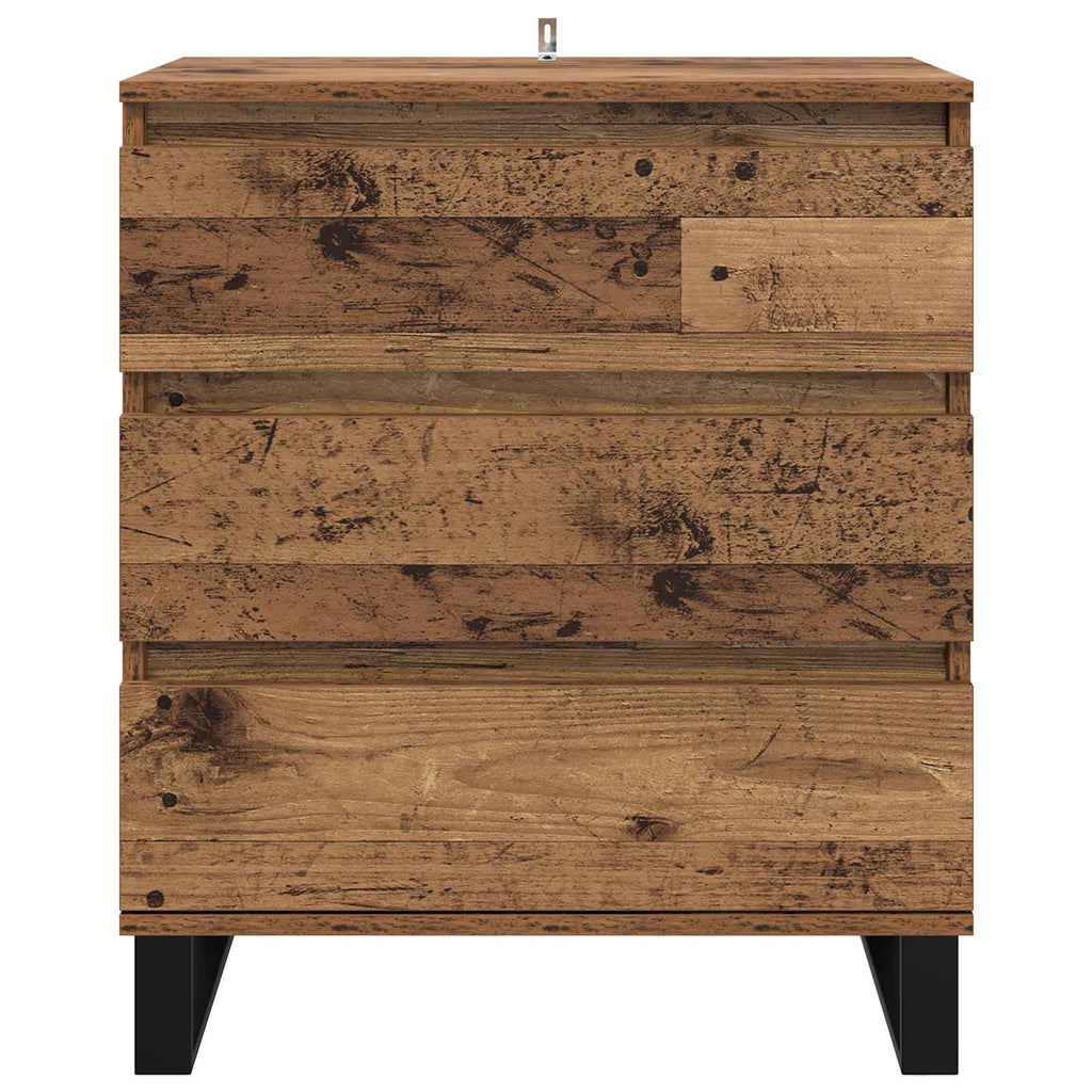 vidaXL Bufet Stare drewno 60 x 35 x 70 cm Materiał drewnopochodny