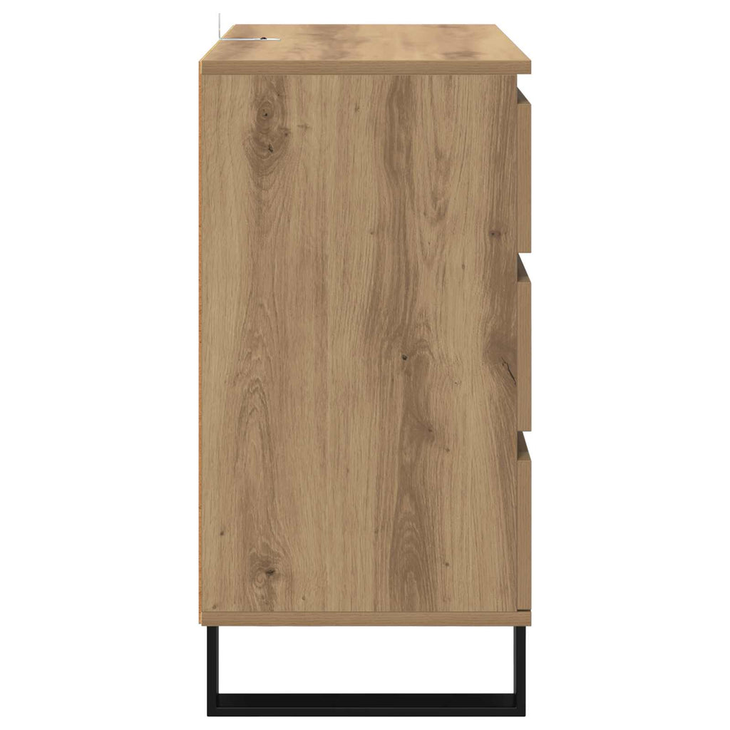 vidaXL Bufet Dąb rzemieślniczy 60 x 35 x 70 cm Materiał drewnopochodny