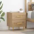 vidaXL Szafka Nocna 2 pcs Dąb rzemieślniczy 40 x 35 x 47,5 cm