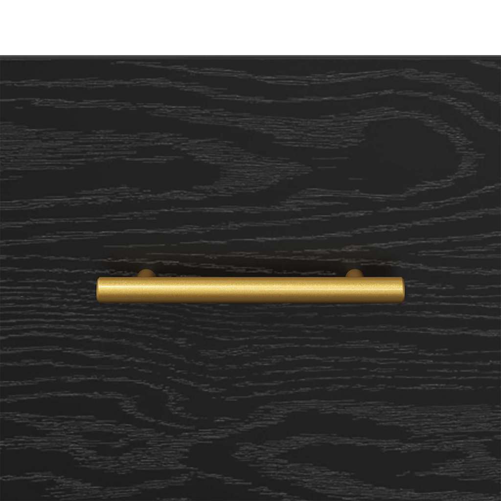 vidaXL Szafka Nocna z szufladą 2 pcs Czarny Dąb 40 x 35 x 47,5 cm