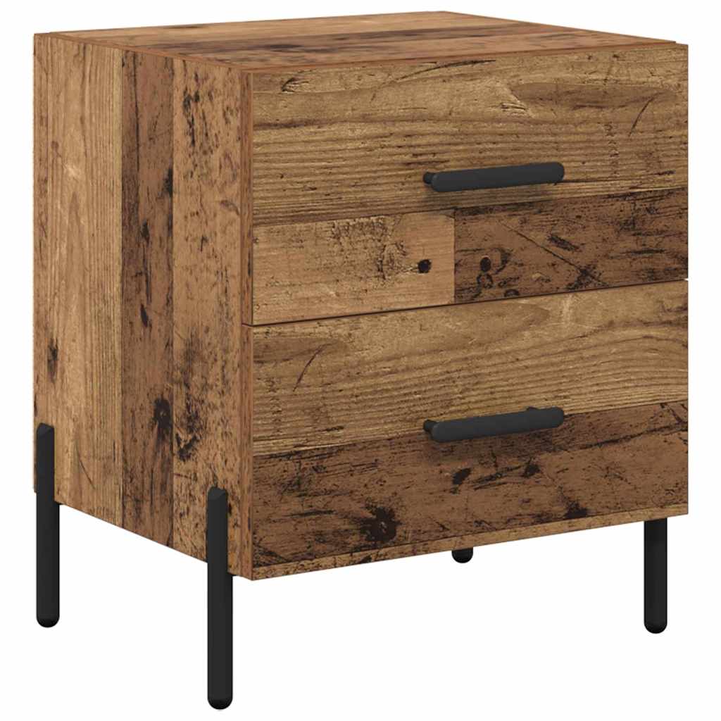 vidaXL Szafka Nocna z szufladą Stare drewno 40 x 35 x 47,5 cm