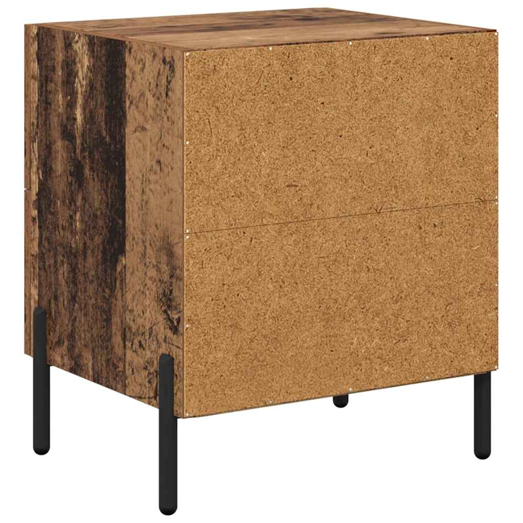 vidaXL Szafka Nocna z szufladą Stare drewno 40 x 35 x 47,5 cm