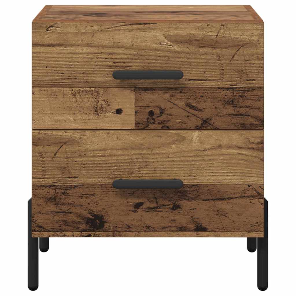 vidaXL Szafka Nocna z szufladą Stare drewno 40 x 35 x 47,5 cm