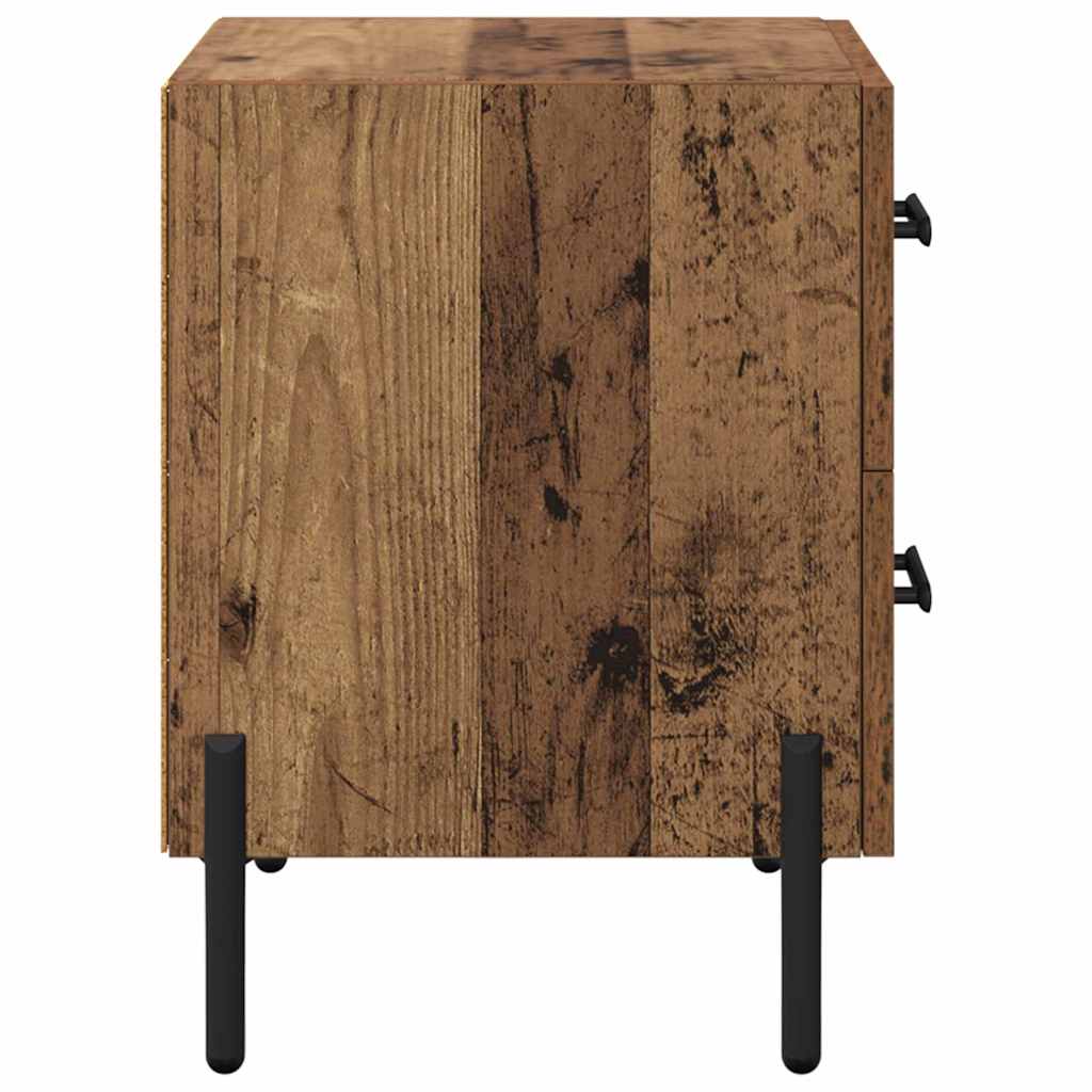 vidaXL Szafka Nocna z szufladą Stare drewno 40 x 35 x 47,5 cm