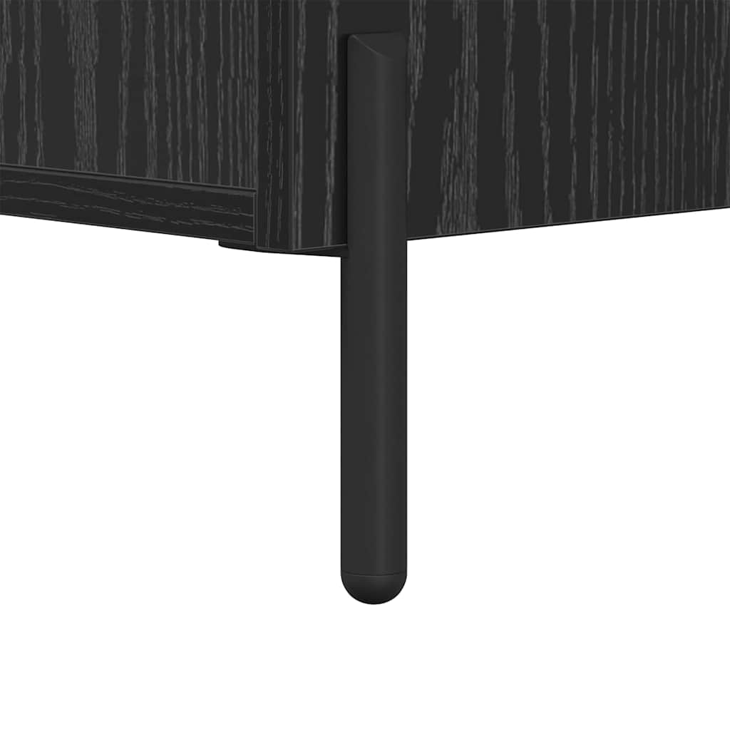vidaXL Szafka Nocna z szufladą Czarny Dąb 40 x 35 x 47,5 cm