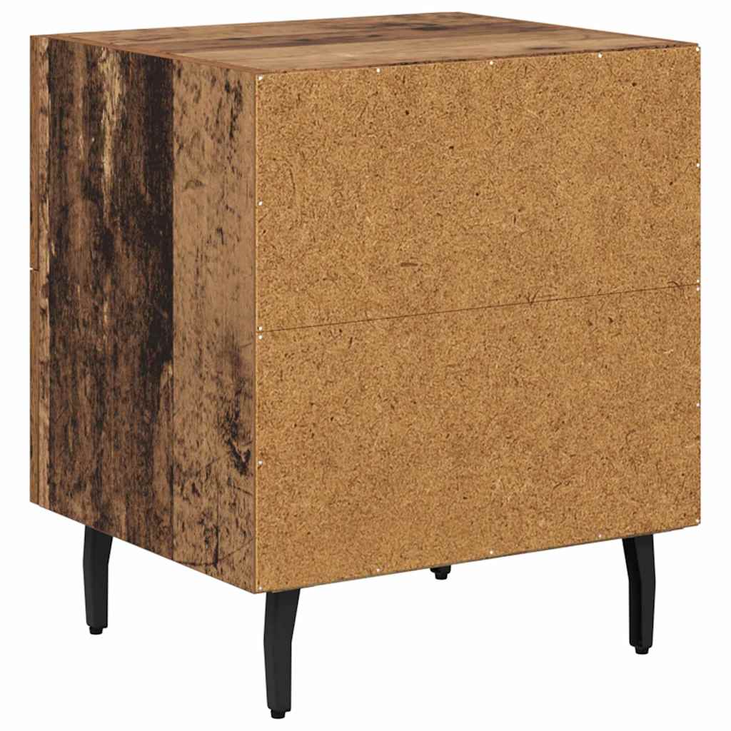 vidaXL Szafka Nocna z szufladą Stare drewno 40 x 35 x 47,5 cm