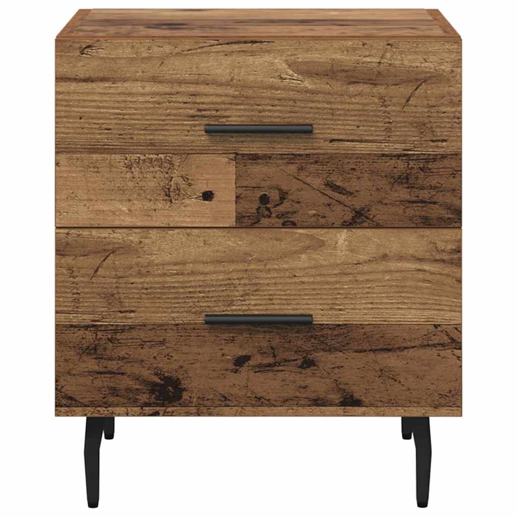 vidaXL Szafka Nocna z szufladą Stare drewno 40 x 35 x 47,5 cm