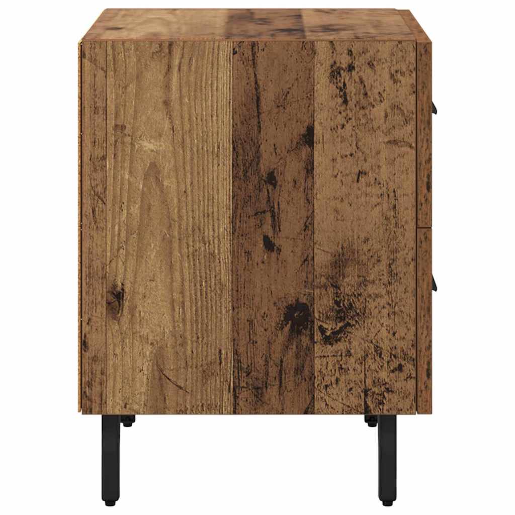 vidaXL Szafka Nocna z szufladą Stare drewno 40 x 35 x 47,5 cm