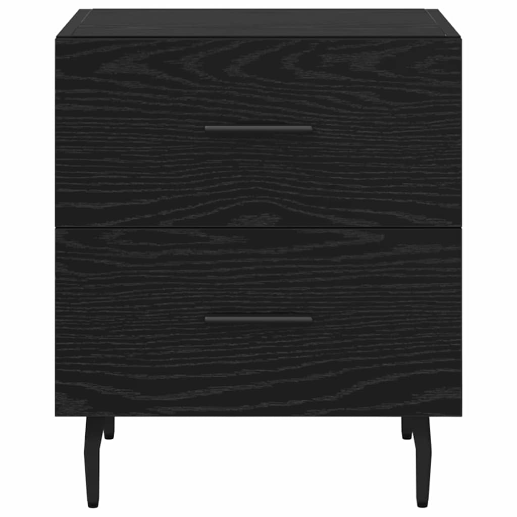 vidaXL Szafka Nocna z szufladą Czarny Dąb 40 x 35 x 47,5 cm