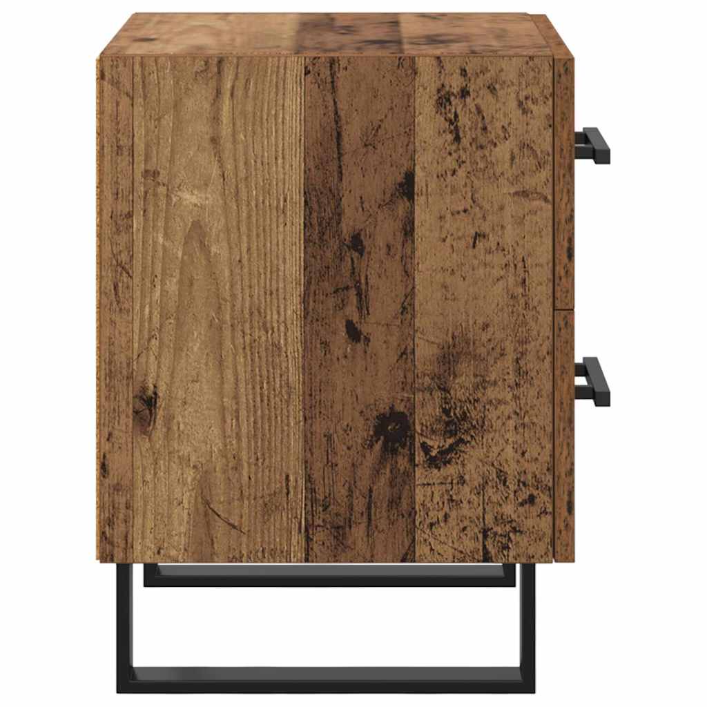 vidaXL Szafka Nocna z szufladą Stare drewno 40 x 35 x 47,5 cm