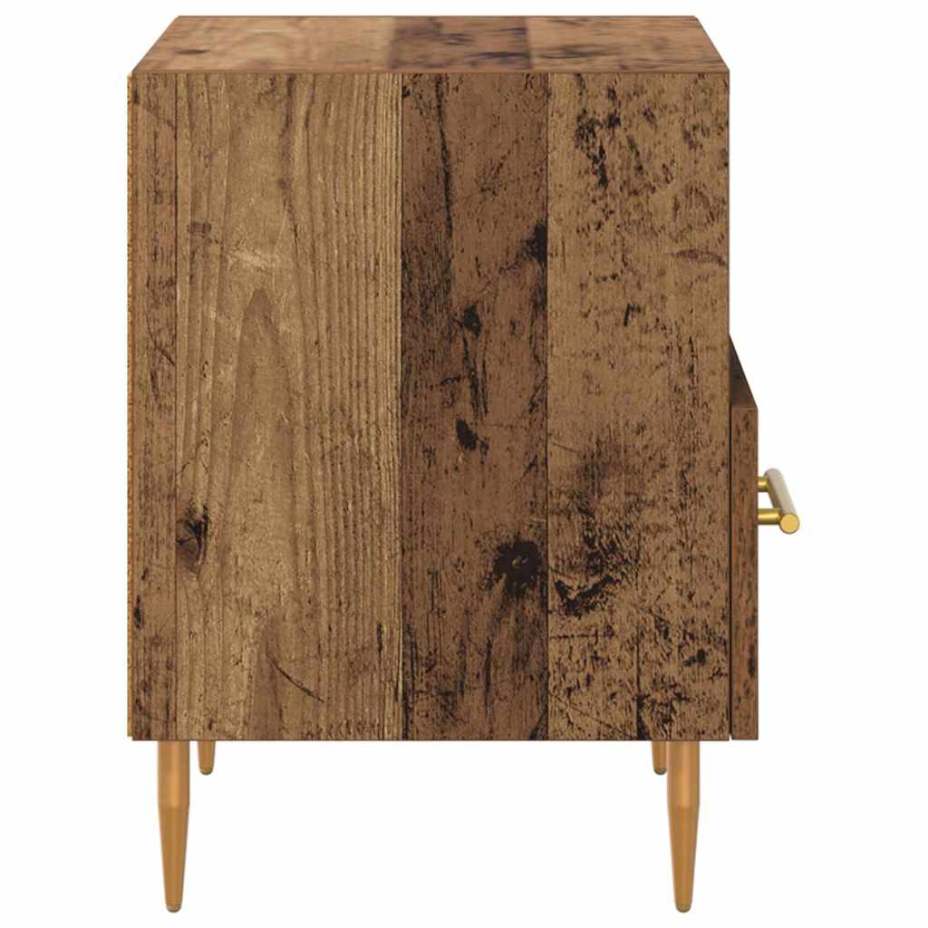vidaXL Stolik nocny Brązowy 40 x 35 x 47,5 cm Materiał drewnopochodny