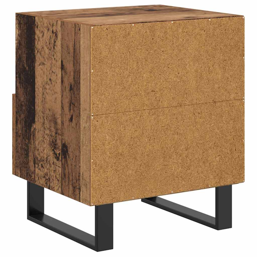 vidaXL Szafka Nocna z szufladą Stare drewno 40 x 35 x 47,5 cm