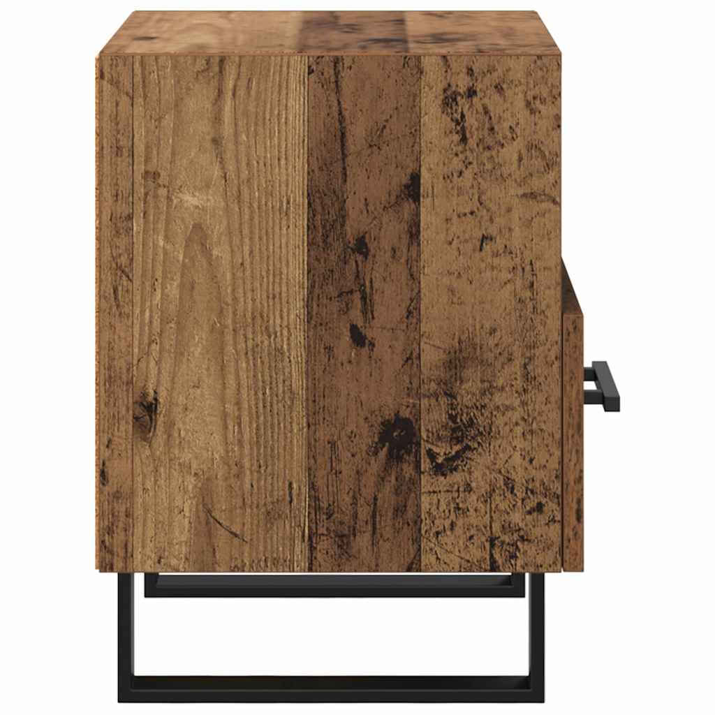 vidaXL Szafka Nocna z szufladą Stare drewno 40 x 35 x 47,5 cm