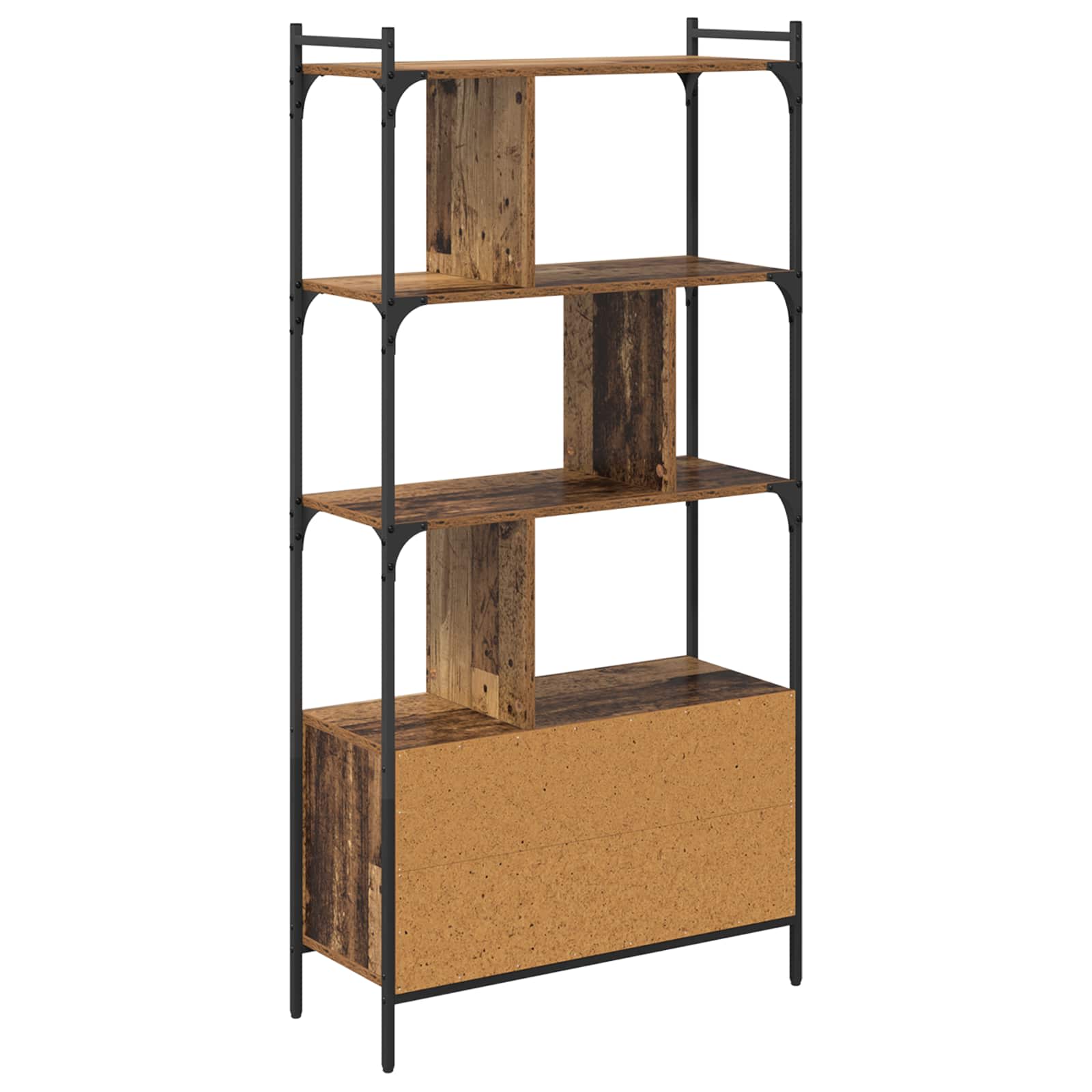 vidaXL Półka na książki 76,5 x 30 x 154,5 cm Materiał drewnopochodny