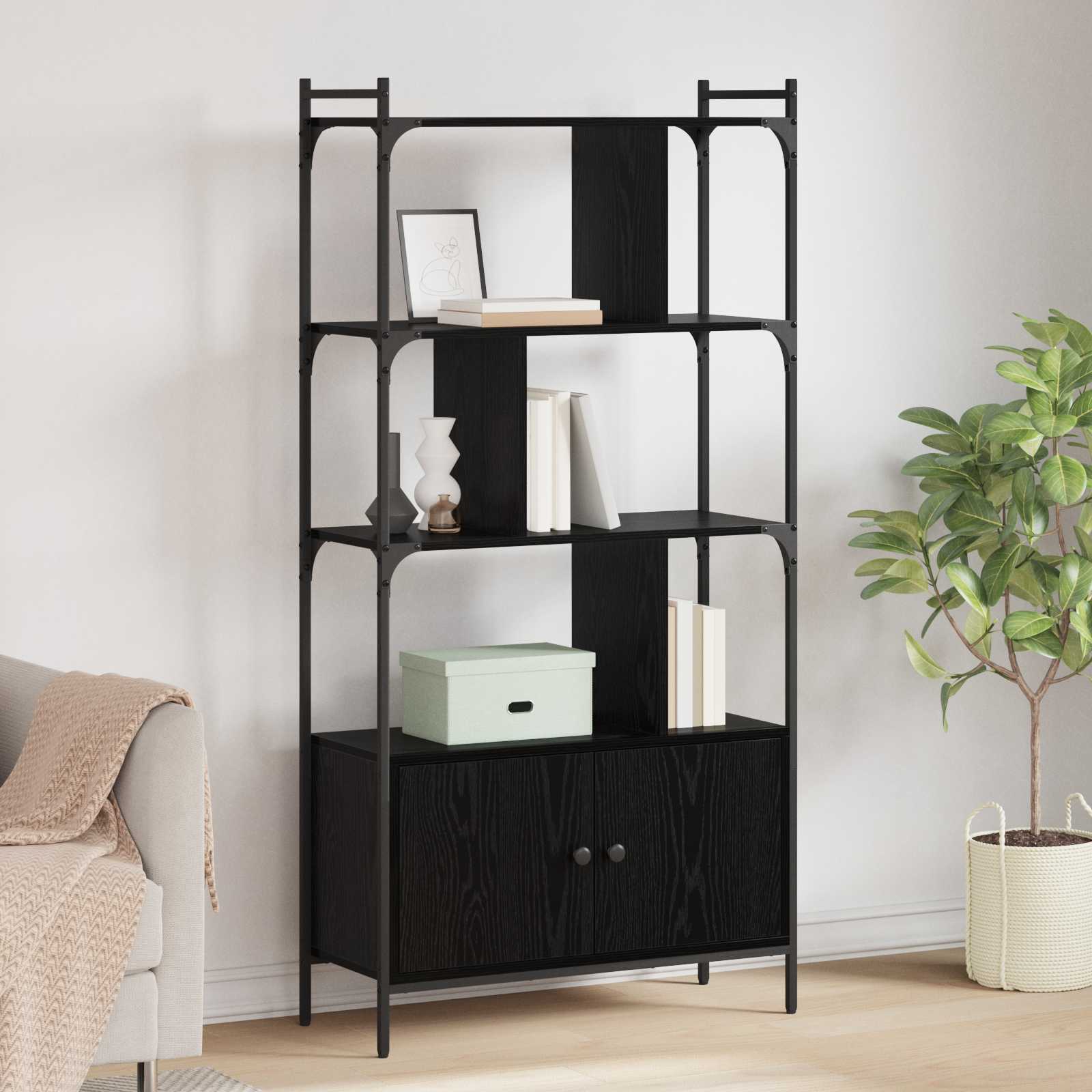 vidaXL Półka na książki 76,5 x 30 x 154,5 cm Materiał drewnopochodny
