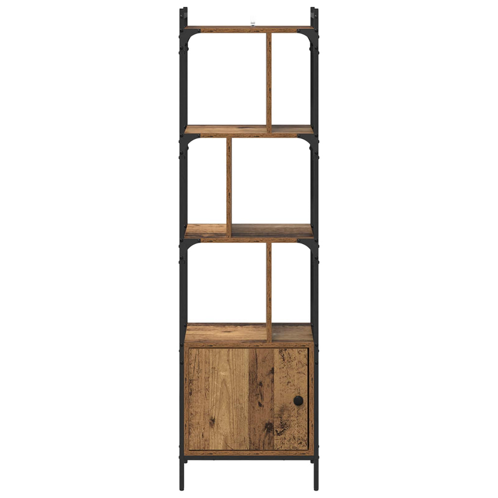vidaXL Półka na książki Stare drewno 44,5 x 30 x 154,5 cm