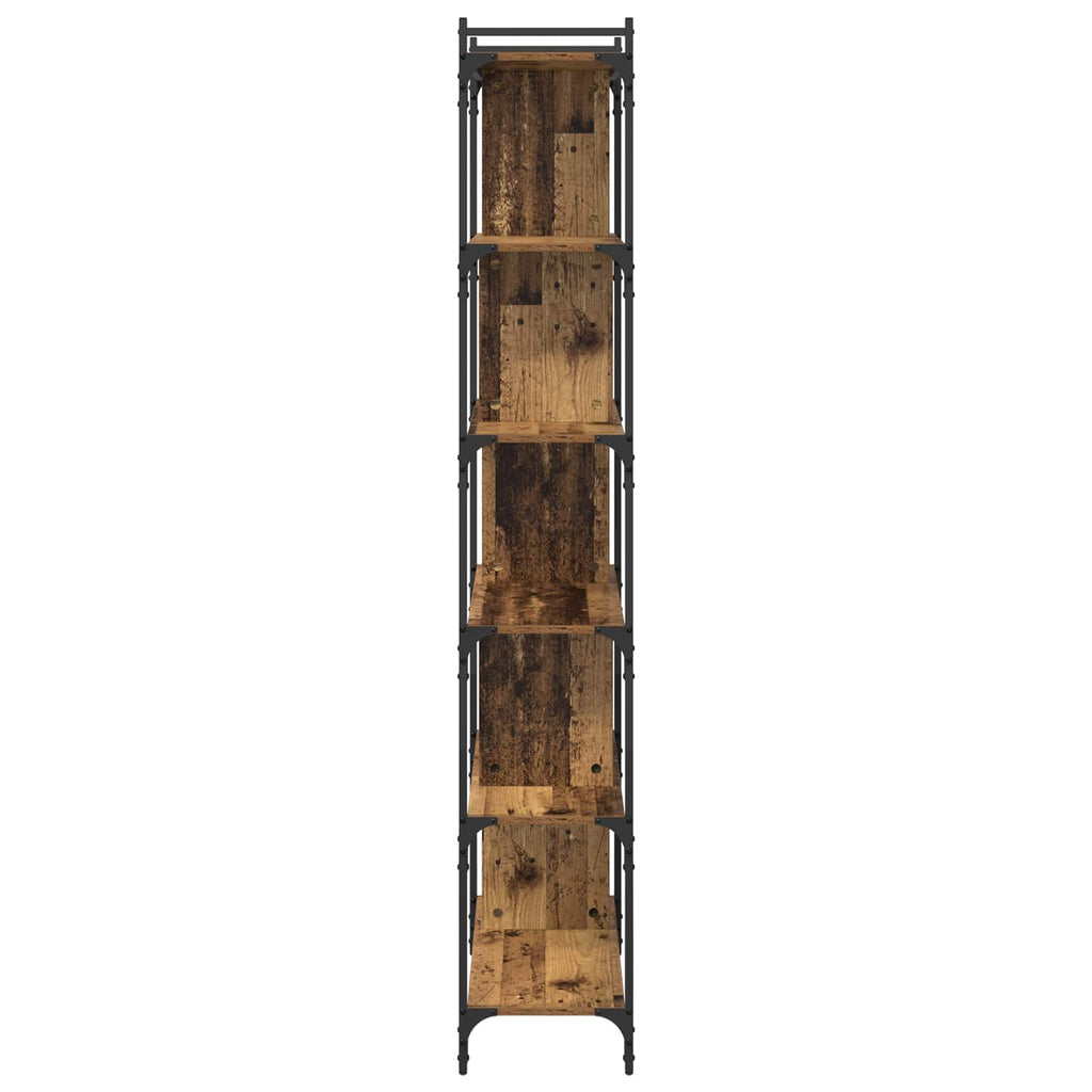 vidaXL Półka na książki Stare drewno 76 x 32 x 192 cm