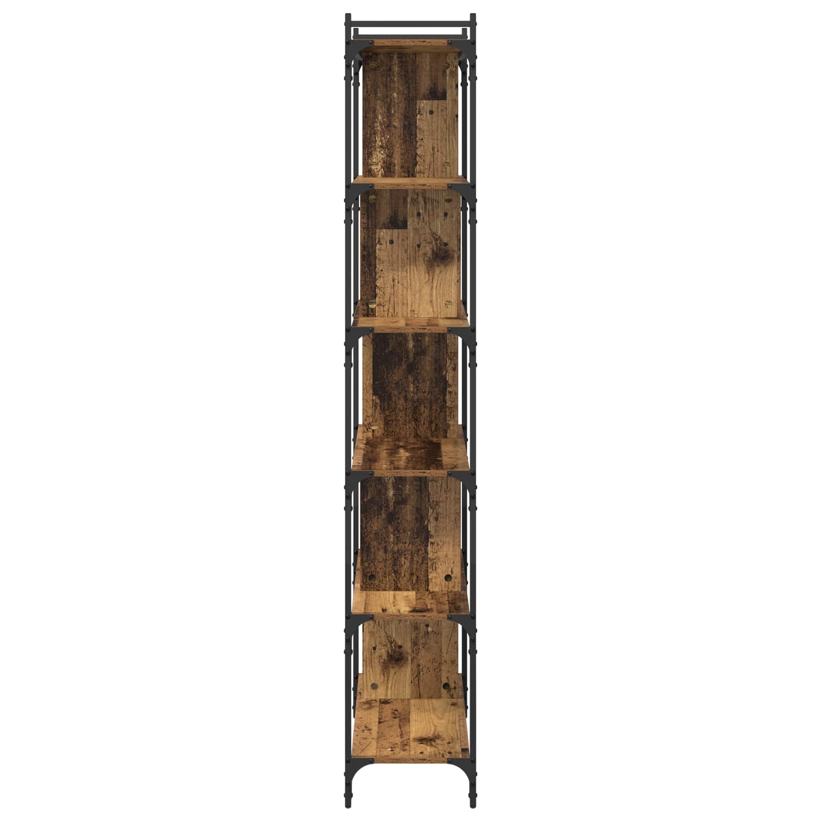 vidaXL Półka na książki Stare drewno 76 x 32 x 192 cm