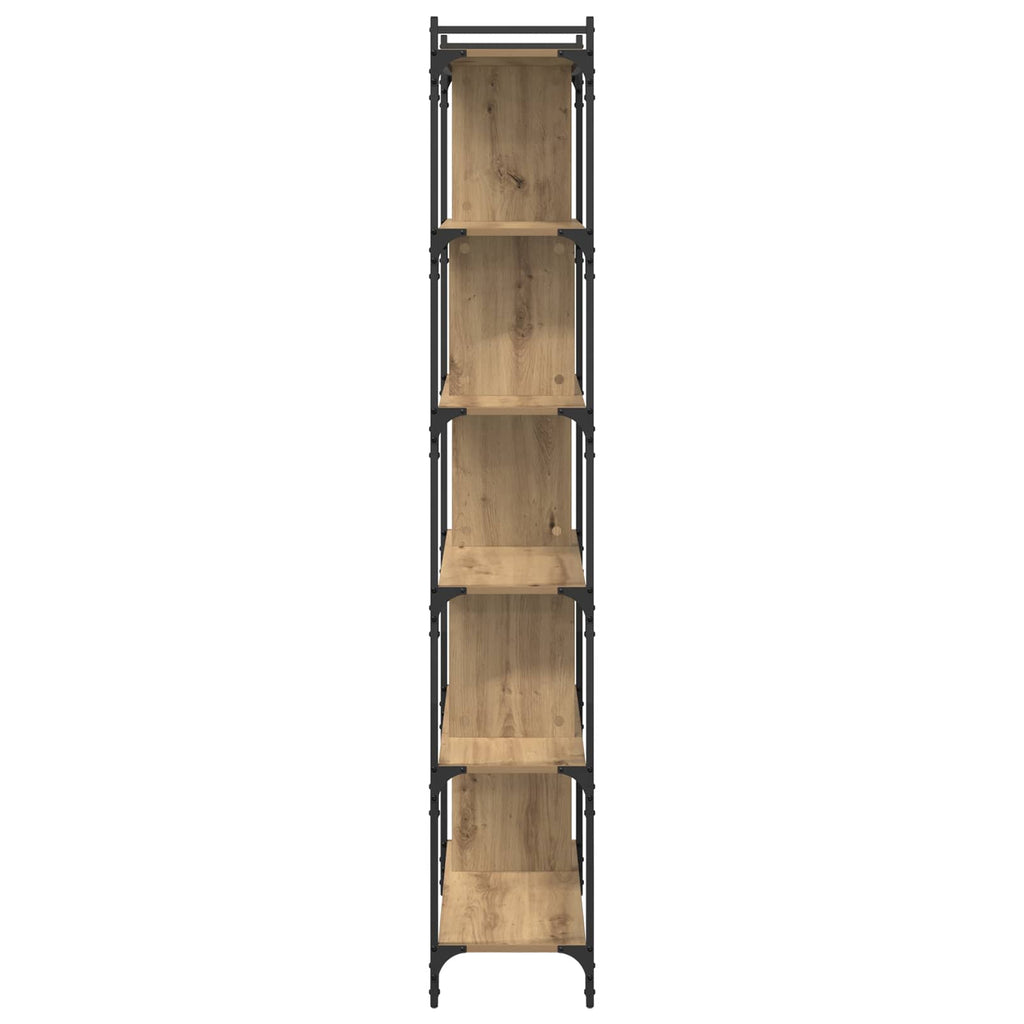 vidaXL Półka na książki dąb artisan 76 x 32 x 192 cm