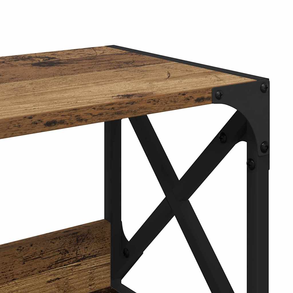 vidaXL Stojak na drukarkę Stare drewno 44 x 26 x 31,5 cm