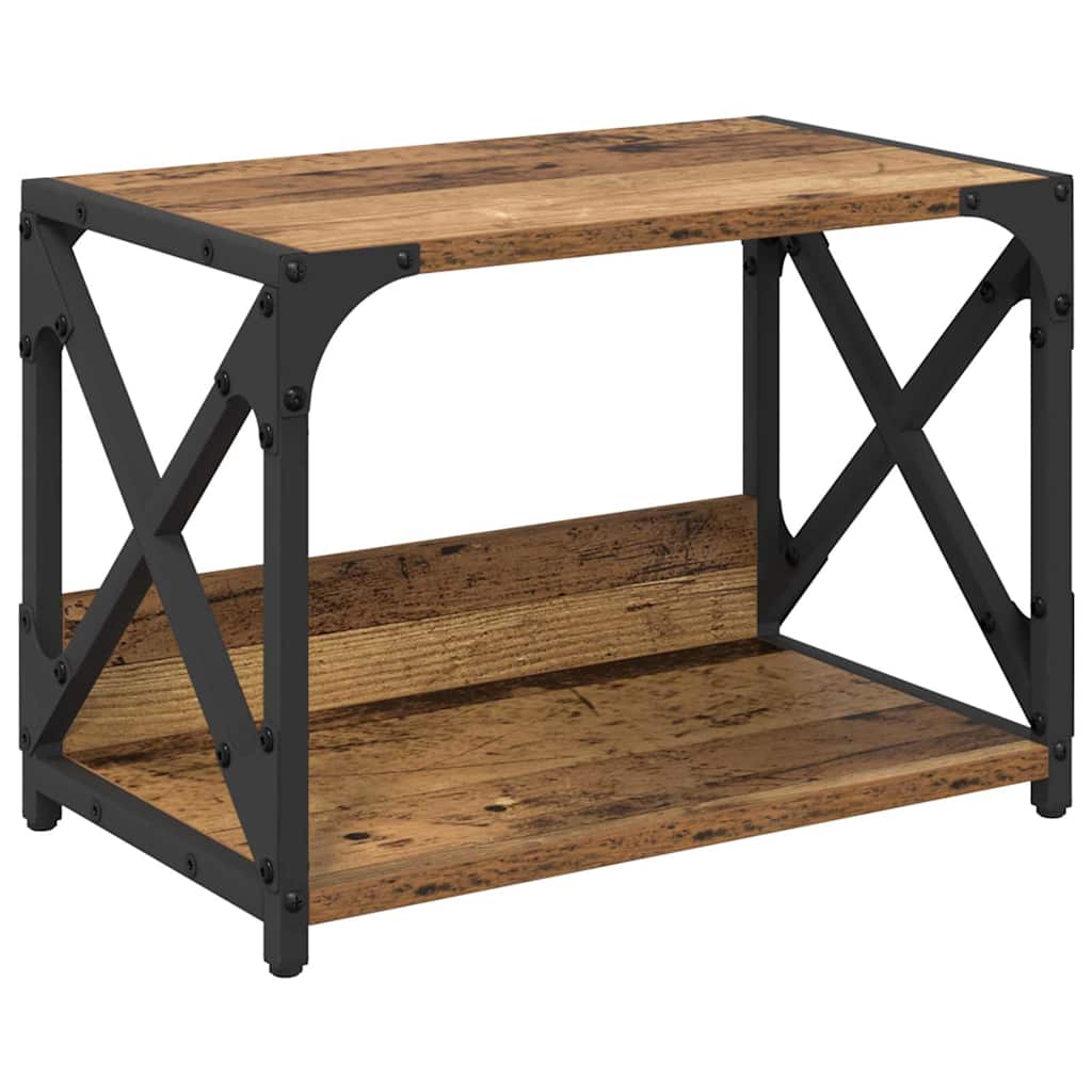 vidaXL Stojak na drukarkę Stare drewno 44 x 26 x 31,5 cm