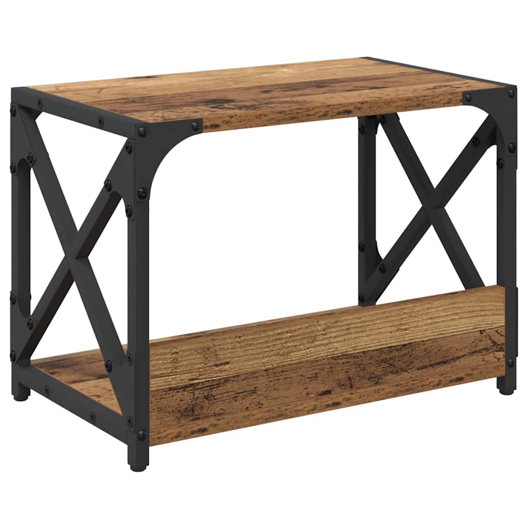 vidaXL Stojak na drukarkę Stare drewno 44 x 26 x 31,5 cm
