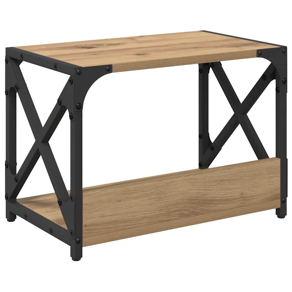 vidaXL Stojak na drukarkę Dąb rzemieślniczy 44 x 26 x 31,5 cm