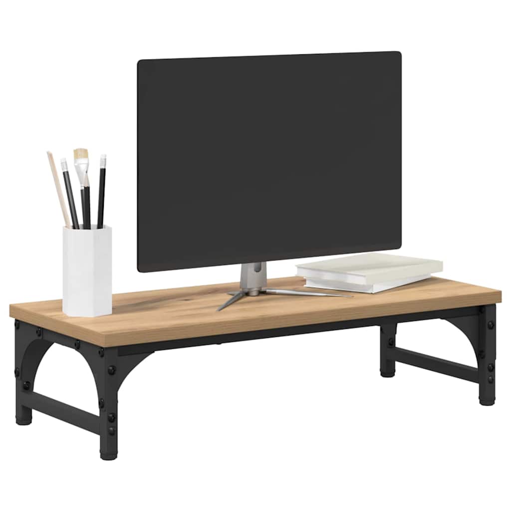 vidaXL Stojak na Monitor Dąb artisan 55 x 23 x 14 cm