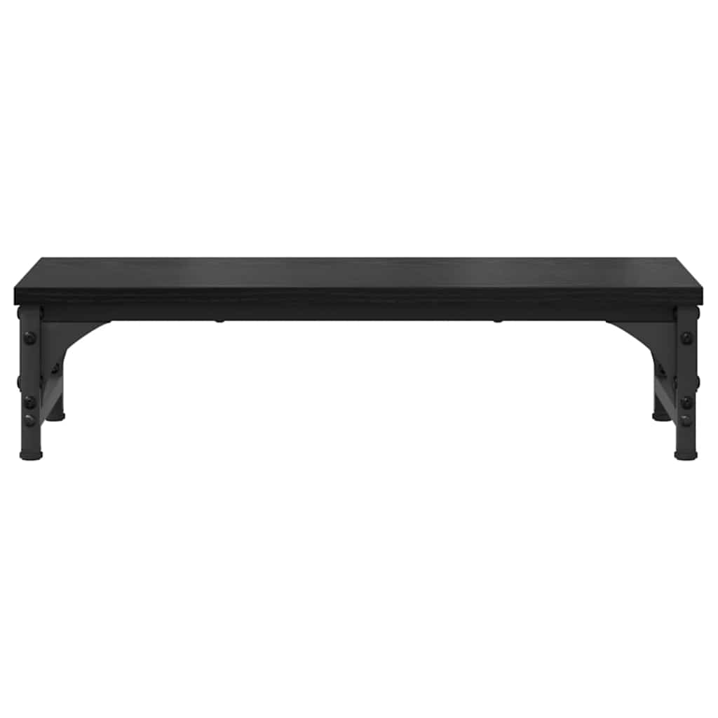 vidaXL Stojak na Monitor Czarny Dąb 55 x 23 x 14 cm