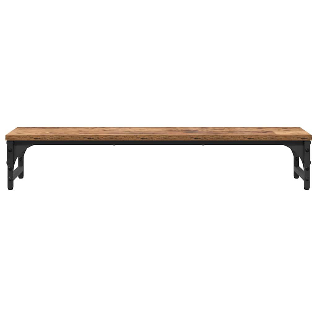 vidaXL Stojak na Monitor Stare drewno 85 x 23 x 15,5 cm