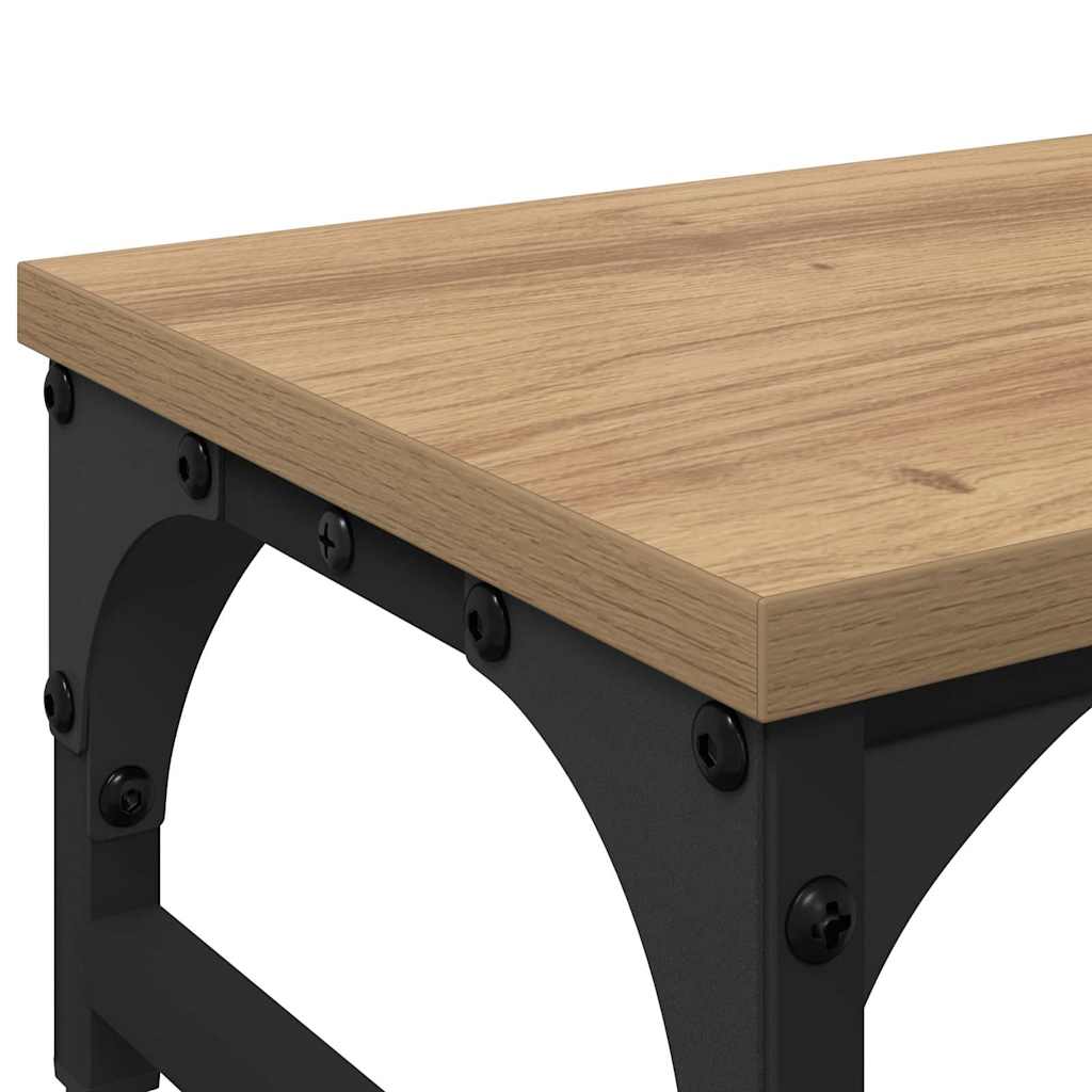 vidaXL Stojak na Monitor Dąb artisan 85 x 23 x 15,5 cm
