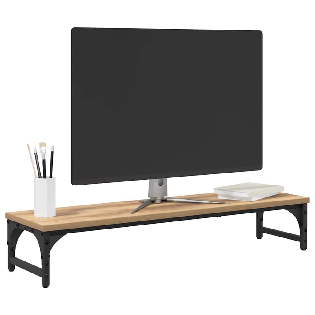vidaXL Stojak na Monitor Dąb artisan 85 x 23 x 15,5 cm