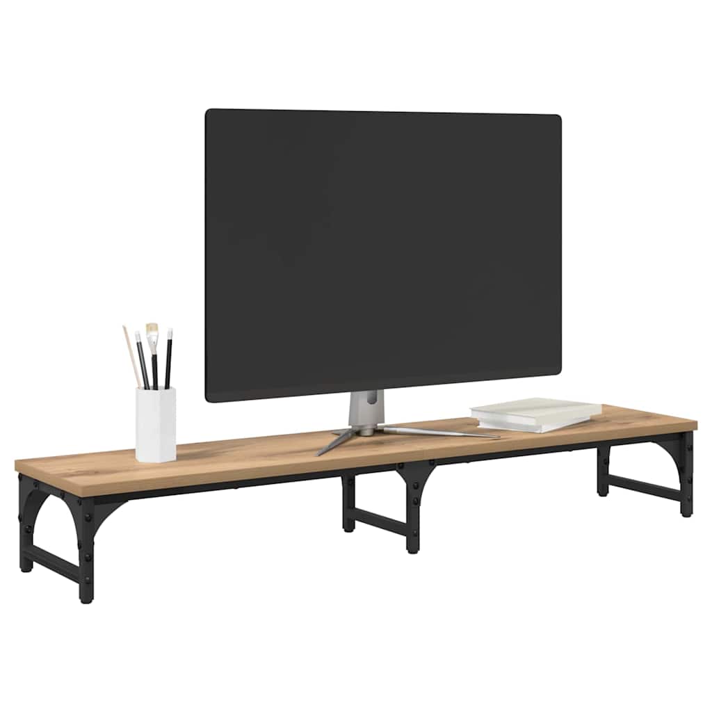 vidaXL Stojak na Monitor Dąb artisan 105 x 23 x 15,5 cm