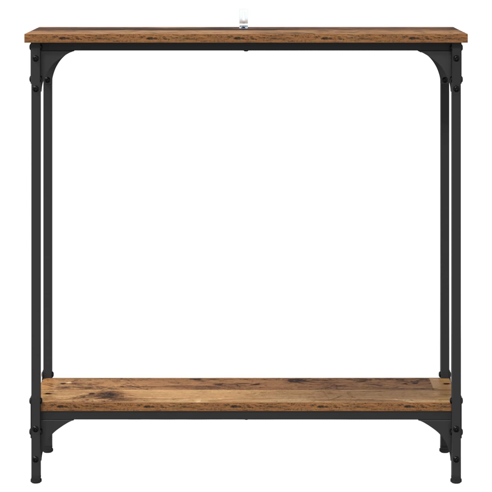 vidaXL Konsola Stare drewno 75 x 22,5 x 75 cm Materiał drewnopochodny