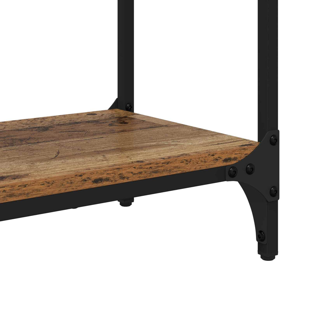 vidaXL Konsola Stare drewno 75 x 29 x 75 cm Materiał drewnopochodny