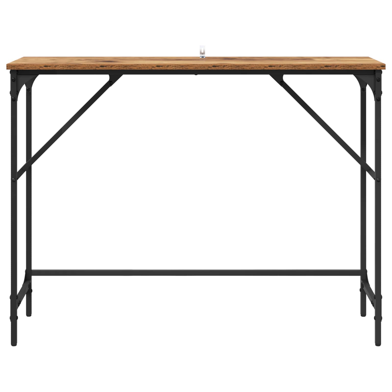 vidaXL Konsola Stare drewno 100 x 32 x 75 cm Materiał drewnopochodny