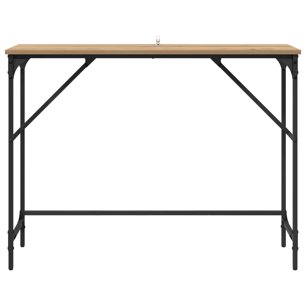 vidaXL Konsola Dąb rzemieślniczy 100 x 32 x 75 cm