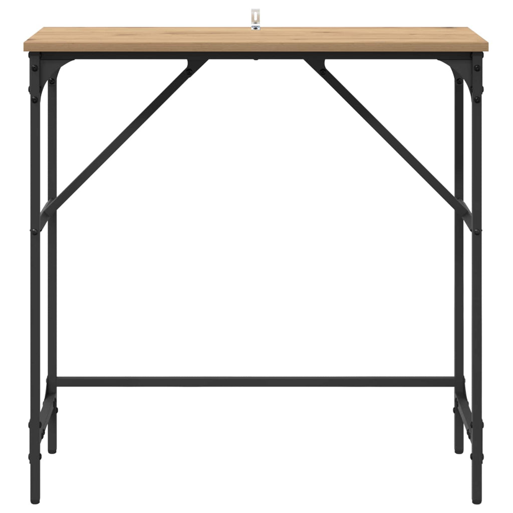 vidaXL Konsola Dąb rzemieślniczy 75 x 32 x 75 cm