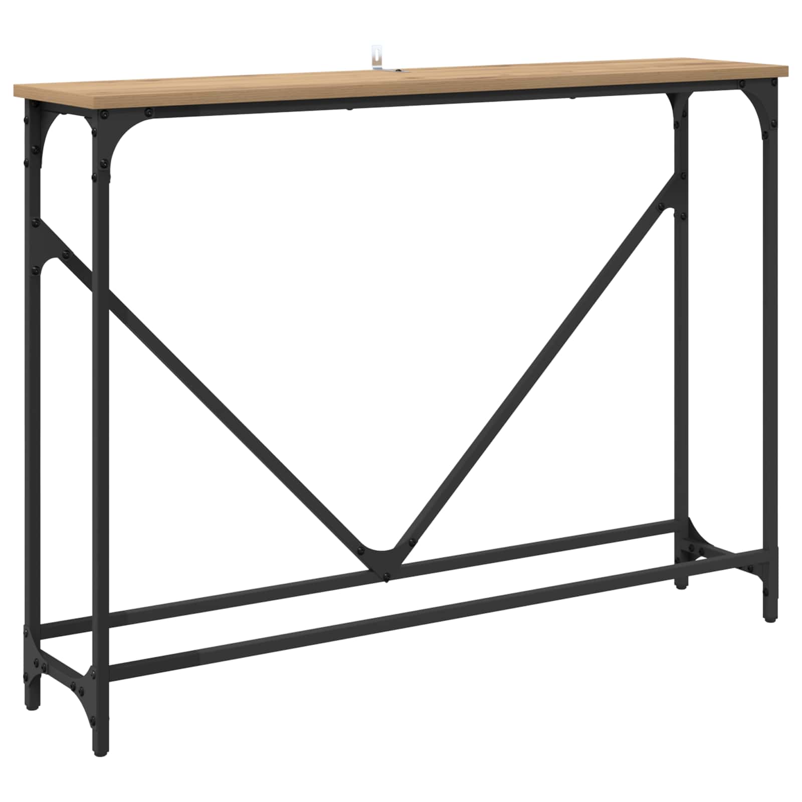 vidaXL Konsola Dąb rzemieślniczy 102 x 23 x 75 cm